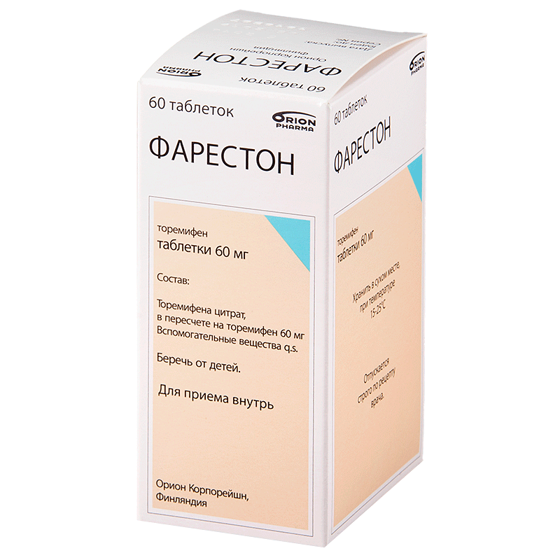 Фарестон таблетки 60 мг 60 шт. от 7401 ₽,   | Мегаптека