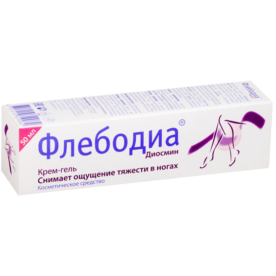 Флебодиа крем-гель 50 мл от 519 ₽ в аптеках Калининграда | Мегаптека