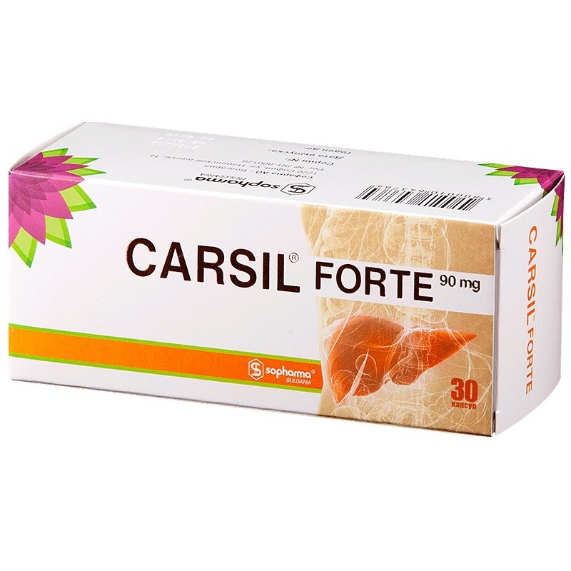 Карсил Форте капсулы 90 мг 30 шт. от 397 ₽,  в аптеках Одинцово .