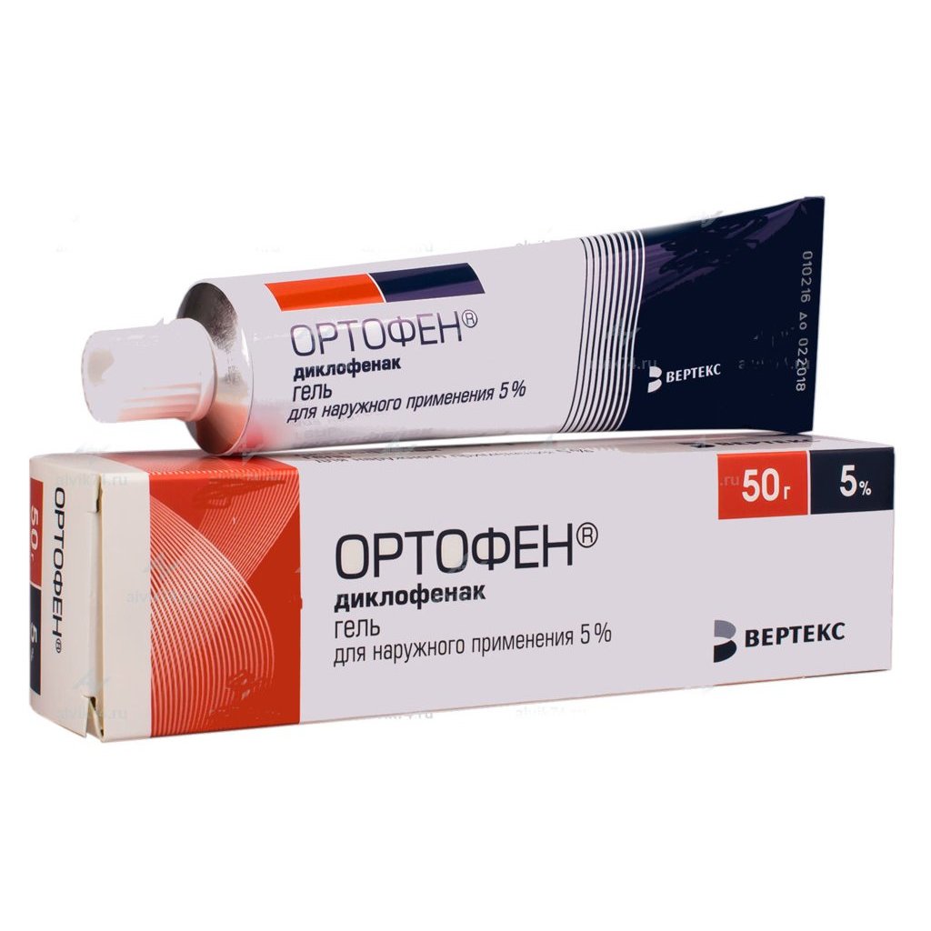 Ортофен гель для наружного применения 5% 50 г туба 1 шт. от 269 ₽ в .