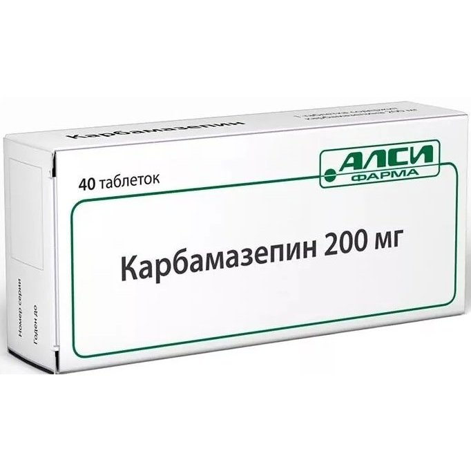 Карбамазепин-Алси таблетки 200 мг 40 шт.