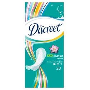 Прокладки ежедневные Discreet Deo Водная лилия 20 шт.