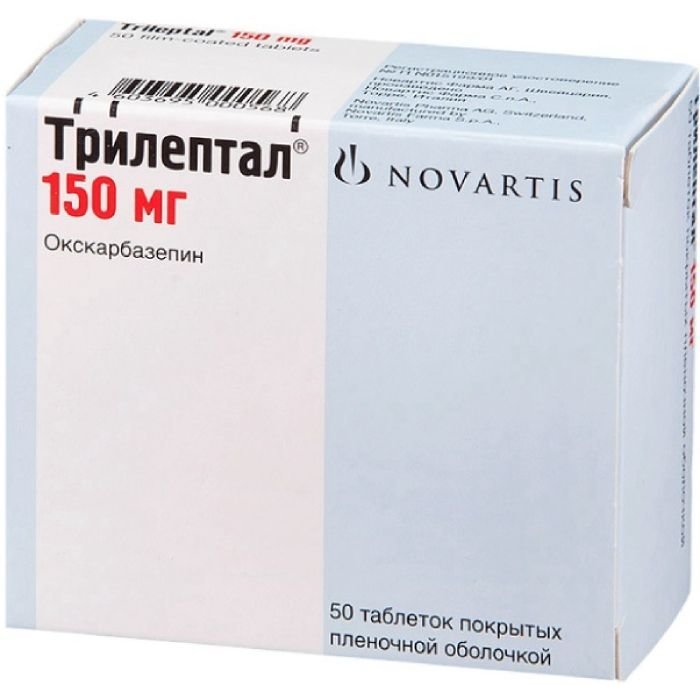 Трилептал таблетки 150 мг 50 шт. от 348 ₽,   | Мегаптека