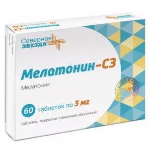 Мелатонин-СЗ таблетки 3 мг 60 шт.