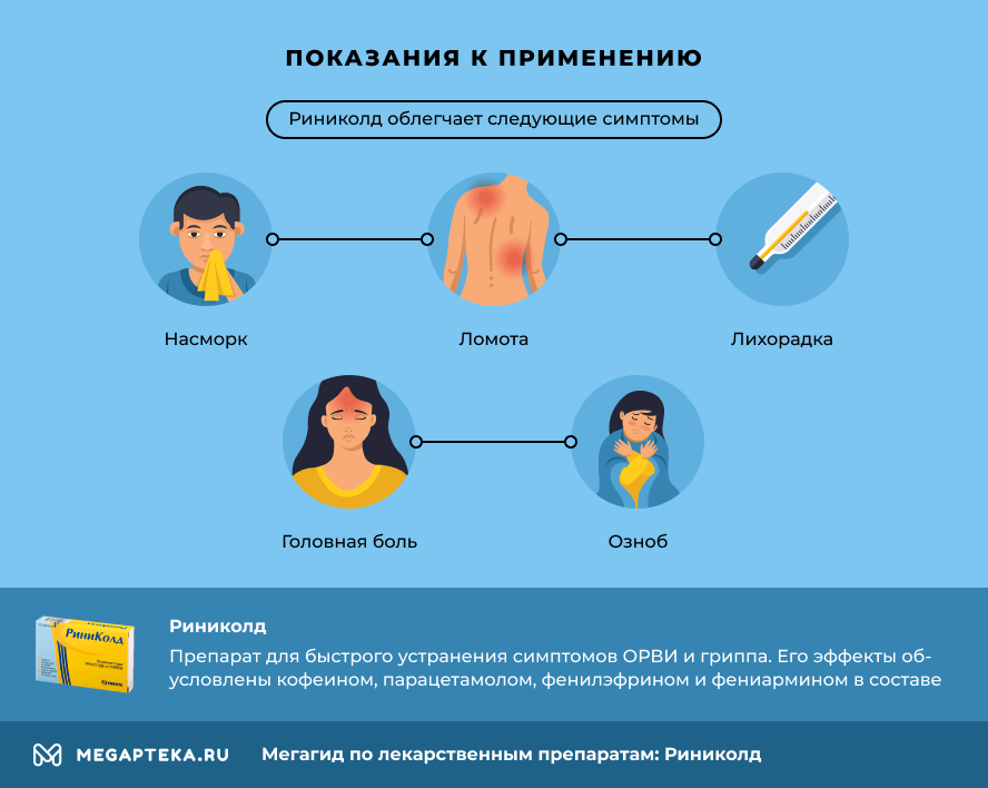 Риниколд таблетки инструкция по применению, отзывы и аналоги